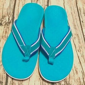 Vionic ladies women's flip flops size 8